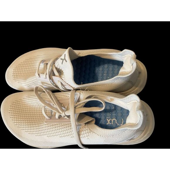 Flux Unisex Cream Adapt Runner Knit Wide Toe Box Running Shoes Men 12 Women 13.5 main image 10